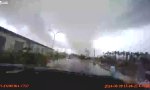 Mini Tornado auf Dashcam