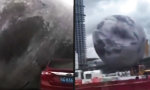 Lustiges Video - Mond über China abgestürzt