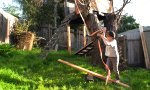Funny Video : Physik-Experiment im Garten