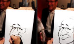 Lustiges Video : High-Speed Karikaturist