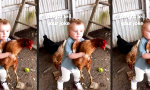 Das Kind, das Huhn, der Witz