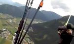 Lustiges Video : Panne beim Fallschirmspringen