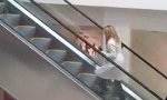 Movie : Blondine vs Rolltreppe