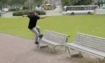 Skateboarder vs Bank