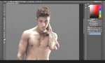 Funny Video - Justin Bieber CK Ad Reverse Photoshopped
