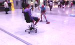 Flughafen-Curling