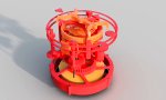 Turbillon-Uhr aus dem 3D-Printer