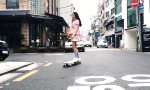 Chilliger Longboard Ride durch Seoul