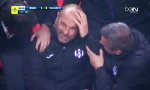 Da hat’s den Trainer getroffen