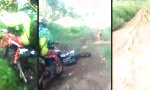 Lustiges Video : Seltsame Begegnung auf Dirtbike Tour im Dschungel