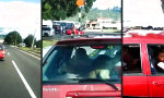 Funny Video : 8-Jähriger fährt Opa und Ziege spazieren