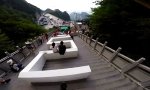 Lustiges Video : Himmelsleiter Parkour in China