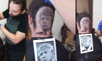 Funny Video : Donald Trump im Nacken