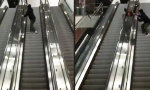 Die schnellste Art die Rolltreppe zu nehmen