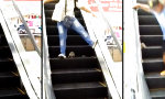 Lustiges Video - Fiese Ratte auf der Rolltreppe