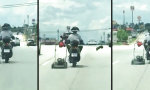 Funny Video : Schnittiges 6-rädriges Motorrad