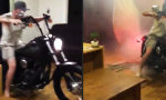 Lustiges Video : Neues Muster aufs Parkett brennen