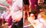 Funny Video : Bierzelt-Arschbombe