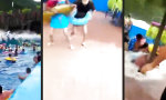 Lustiges Video : Kleiner Tsunami im Schwimmbad