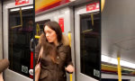 Klare Ansage in der Wiener U-Bahn