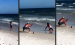 Lustiges Video - Double Foto Shoot am Strand