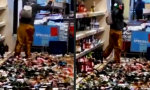 Zerstörungswut im Supermarkt