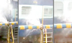 Ungewollte Dusche im Zug