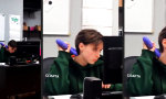Movie : Nackenmassage im Office