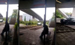 Funny Video - Auf dem falschen Gleis