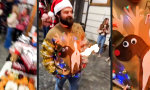 Lustiges Video : Weihnachts-Pulli mit dem gewissen Extra