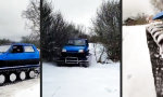 Lustiges Video : So kommt man durch den härtesten Winter