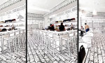 Lustiges Video : Malbuchbeispiel eines Restaurants