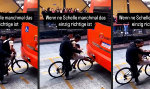 Lustiges Video : Expresslinie mit eingebautem Schlagabtausch