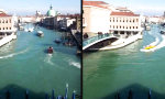 Lustiges Video - Sirene auf dem Canale Grande