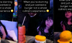 Lustiges Video - Sie wollte einen Burger, keinen Auftritt