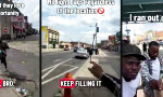 Funny Video - Ein Fremder bepreist den Bürgersteig