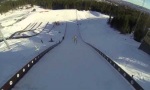 Nackt-Skispringen